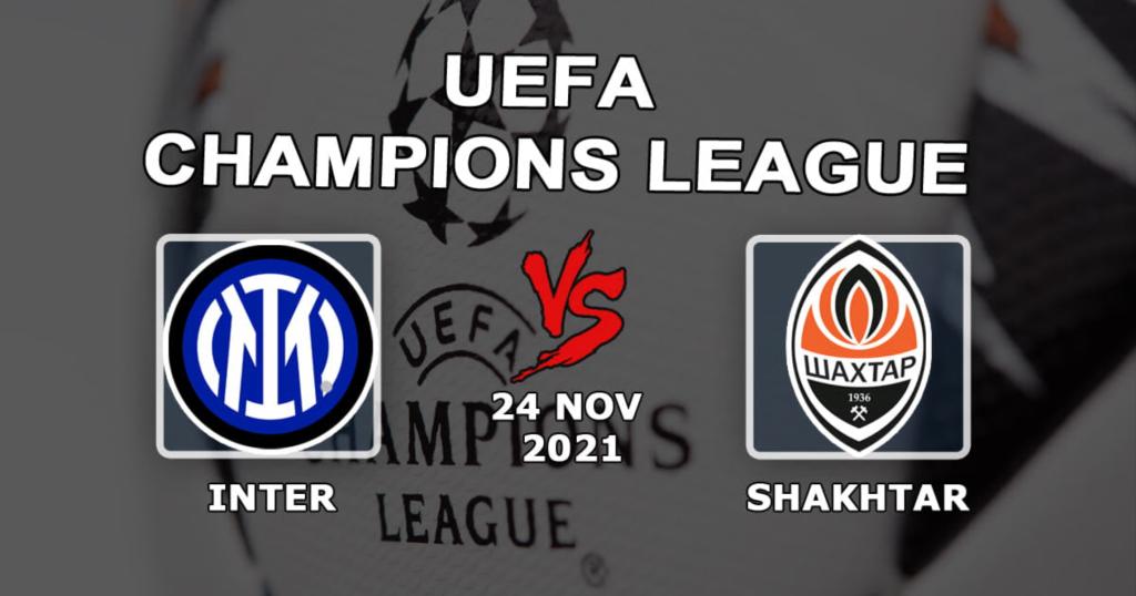 Inter - Shakhtar: Şampiyonlar Ligi maçı için tahmin ve bahis - 24.11.2021