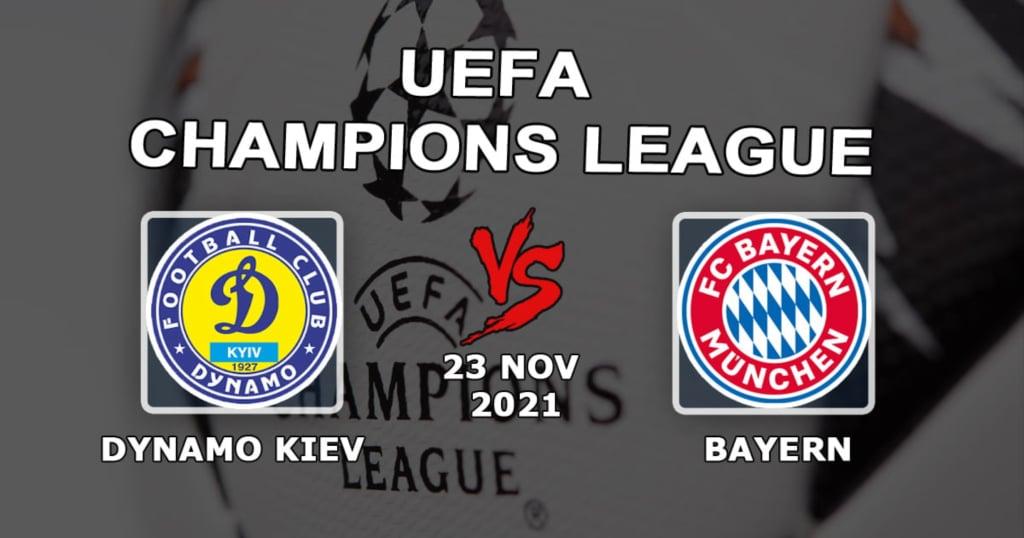 Dinamo Kiev - Bayern: Şampiyonlar Ligi maçı için tahmin ve bahis - 23.11.2021