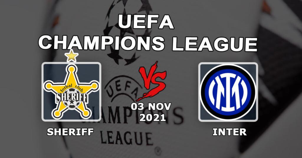 Şerif - Inter: Şampiyonlar Ligi maçında tahmin ve bahis - 03.11.2021