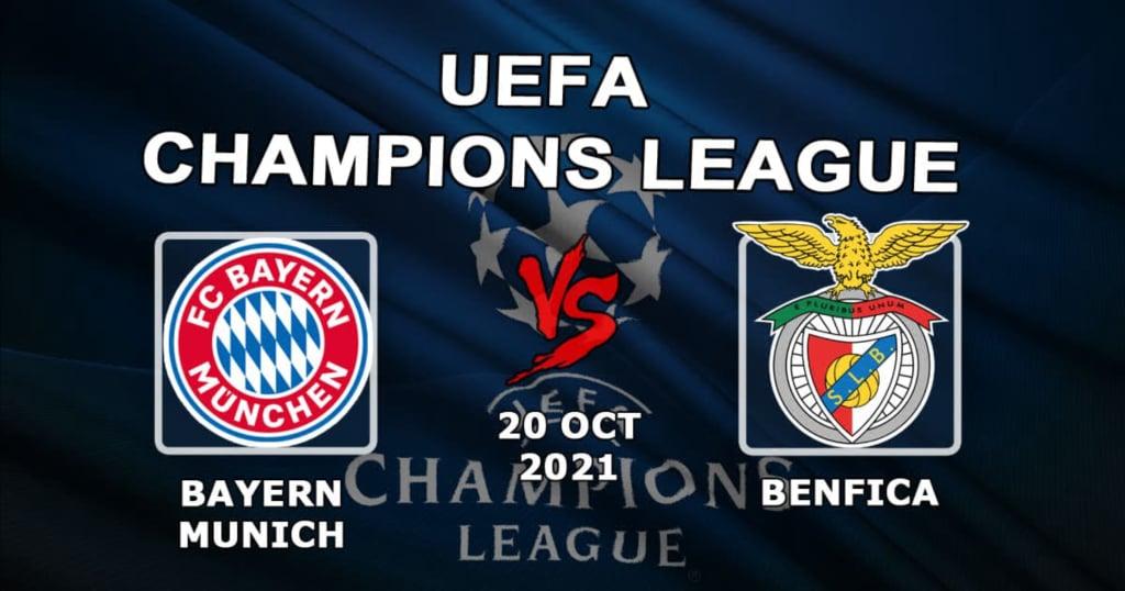Bayern Münih - Benfica: Şampiyonlar Ligi maçında tahmin ve bahis - 20.10.2021