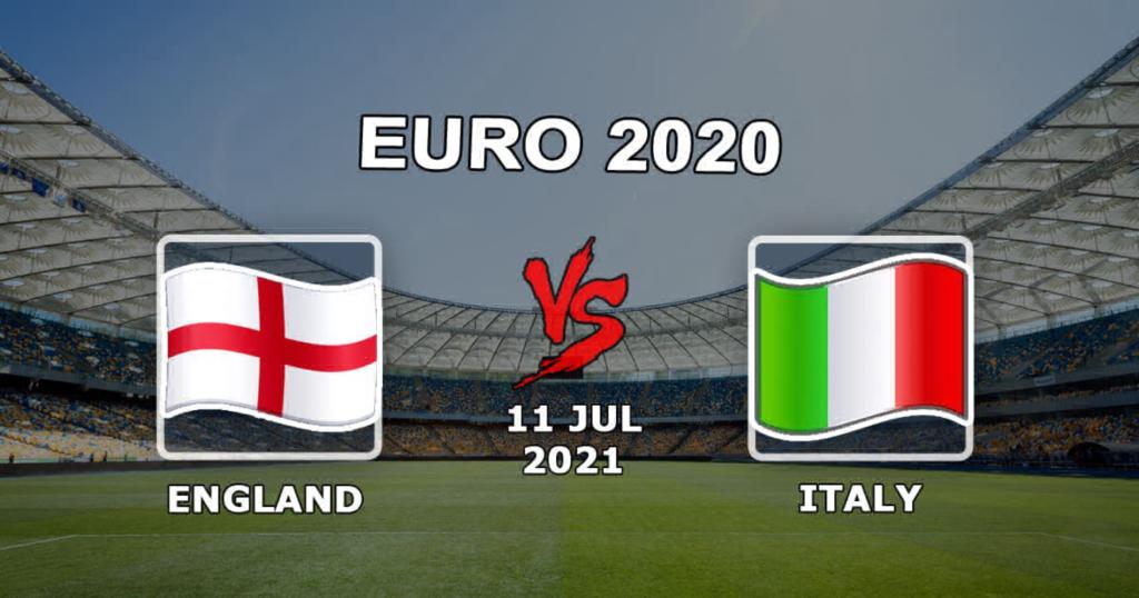 İngiltere - İtalya: 2020 Euro finali için tahmin ve bahis - 07/11/2021