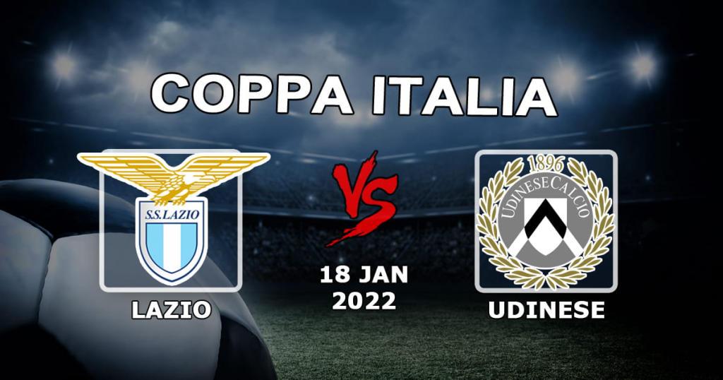 Lazio - Udinese: İtalya Kupası maçına ilişkin tahmin ve bahis - 18.01.2022