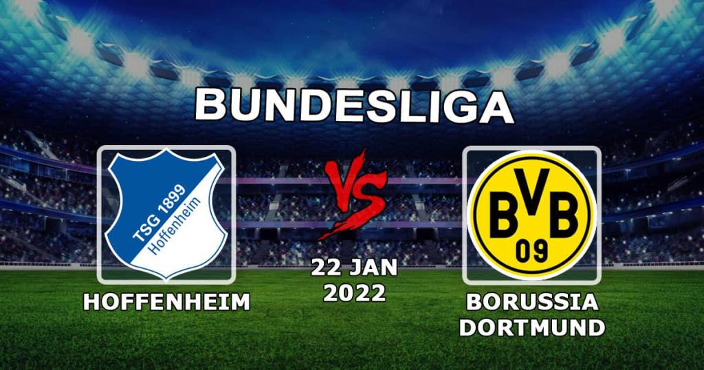 Hoffenheim - Borussia Dortmund: Bundesliga maçı için tahmin ve bahis - 22.01.2022