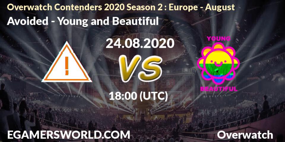 Avoided - Young and Beautiful: Maç tahminleri. 24.08.2020 at 18:00, Overwatch, Overwatch Contenders 2020 Season 2: Europe - August