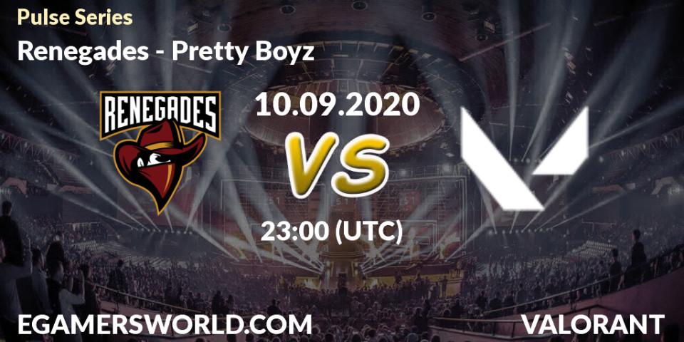 Renegades - Pretty Boyz: Maç tahminleri. 10.09.2020 at 23:00, VALORANT, Pulse Series