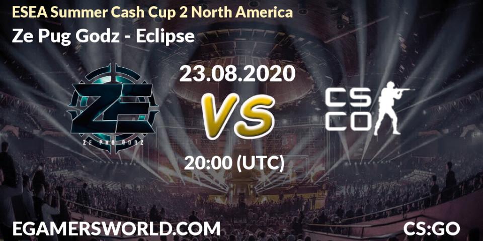 Ze Pug Godz - Eclipse: Maç tahminleri. 23.08.2020 at 20:10, Counter-Strike (CS2), ESEA Summer Cash Cup 2 North America