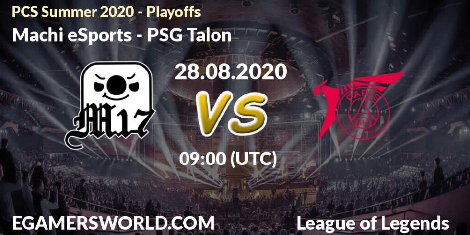 Machi eSports - PSG Talon: Maç tahminleri. 28.08.2020 at 14:33, LoL, PCS Summer 2020 - Playoffs