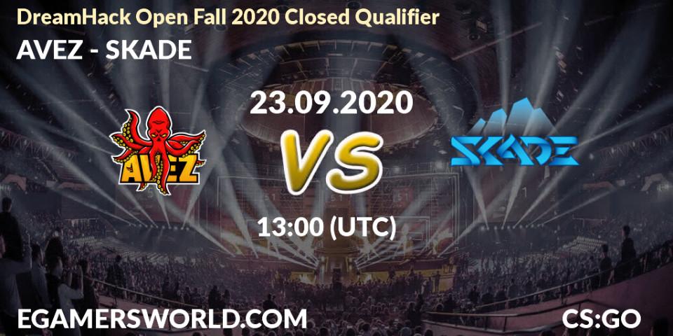 AVEZ - SKADE: Maç tahminleri. 23.09.2020 at 13:00, Counter-Strike (CS2), DreamHack Open Fall 2020 Closed Qualifier