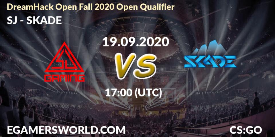 SJ - SKADE: Maç tahminleri. 19.09.2020 at 17:00, Counter-Strike (CS2), DreamHack Open Fall 2020 Open Qualifier