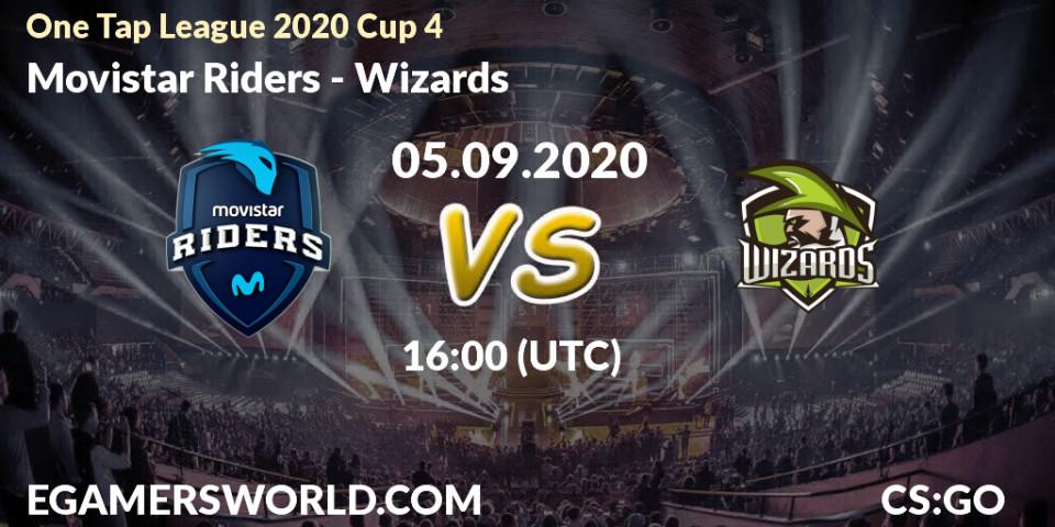 Movistar Riders - Wizards: Maç tahminleri. 05.09.2020 at 16:15, Counter-Strike (CS2), One Tap League 2020 Cup 4