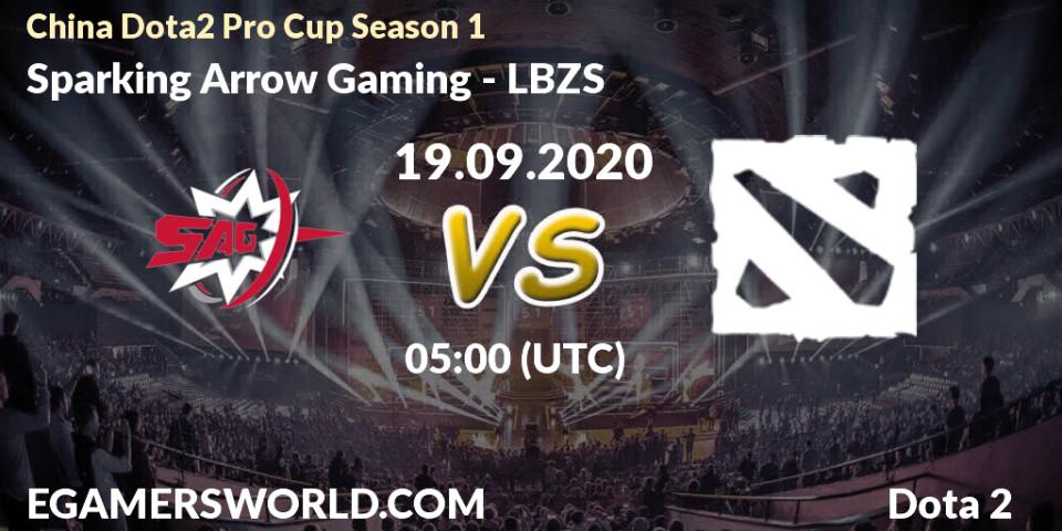 Sparking Arrow Gaming - LBZS: Maç tahminleri. 19.09.2020 at 05:02, Dota 2, China Dota2 Pro Cup Season 1