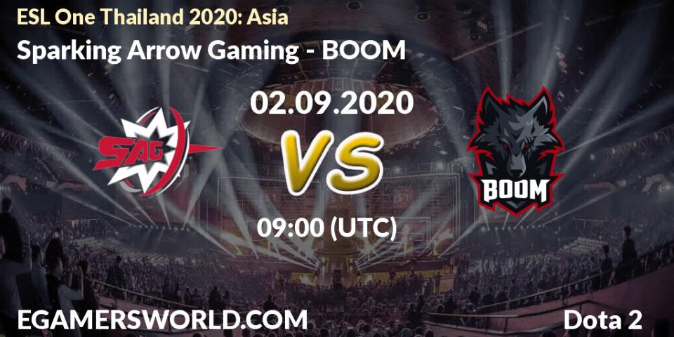 Sparking Arrow Gaming - BOOM: Maç tahminleri. 02.09.2020 at 09:48, Dota 2, ESL One Thailand 2020: Asia
