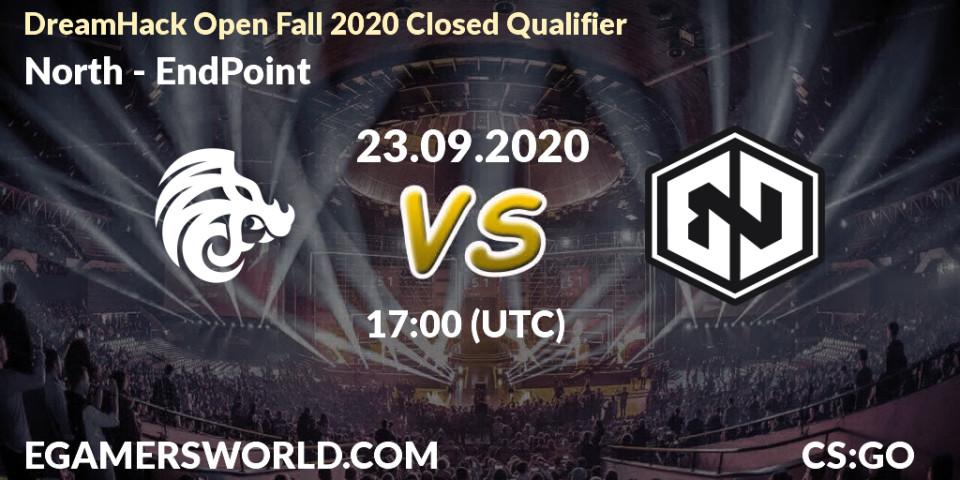North - EndPoint: Maç tahminleri. 23.09.2020 at 17:00, Counter-Strike (CS2), DreamHack Open Fall 2020 Closed Qualifier