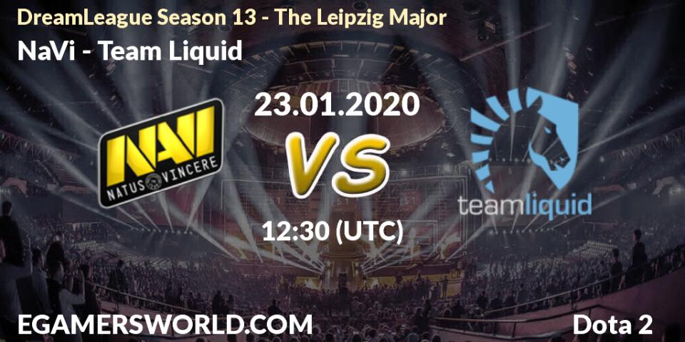 NaVi - Team Liquid: Maç tahminleri. 23.01.20, Dota 2, DreamLeague Season 13 - The Leipzig Major