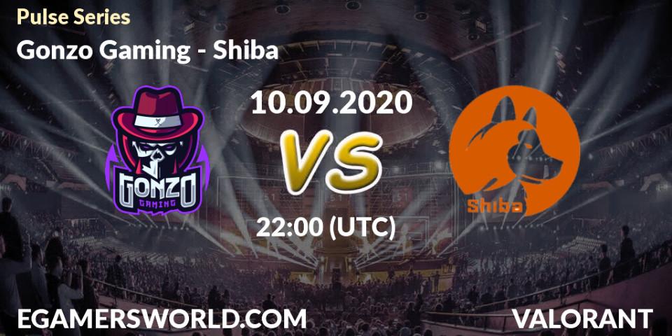 Gonzo Gaming - Shiba: Maç tahminleri. 10.09.2020 at 22:00, VALORANT, Pulse Series