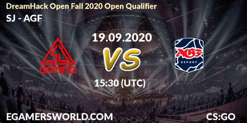 SJ - AGF: Maç tahminleri. 19.09.20, CS2 (CS:GO), DreamHack Open Fall 2020 Open Qualifier