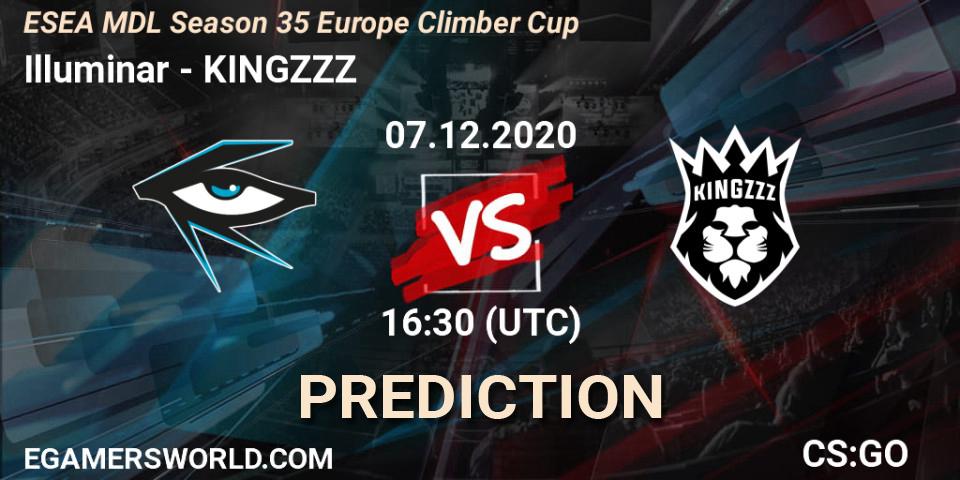 Illuminar - KINGZZZ: Maç tahminleri. 07.12.2020 at 16:50, Counter-Strike (CS2), ESEA MDL Season 35 Europe Climber Cup