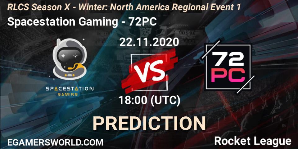 Spacestation Gaming - 72PC: Maç tahminleri. 22.11.2020 at 18:00, Rocket League, RLCS Season X - Winter: North America Regional Event 1