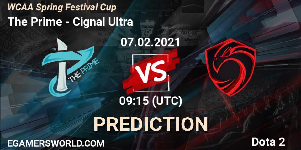 The Prime - Cignal Ultra: Maç tahminleri. 07.02.2021 at 09:24, Dota 2, WCAA Spring Festival Cup