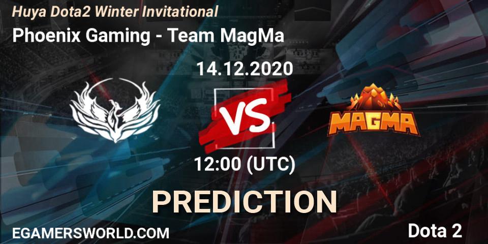 Phoenix Gaming - Team MagMa: Maç tahminleri. 14.12.2020 at 11:54, Dota 2, Huya Dota2 Winter Invitational