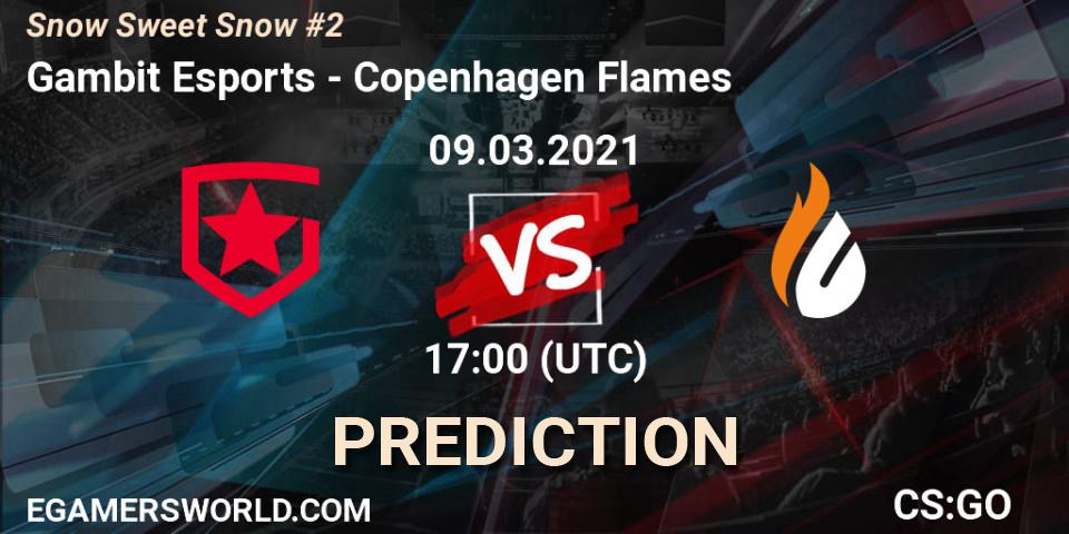 Gambit Esports - Copenhagen Flames: Maç tahminleri. 09.03.2021 at 18:10, Counter-Strike (CS2), Snow Sweet Snow #2