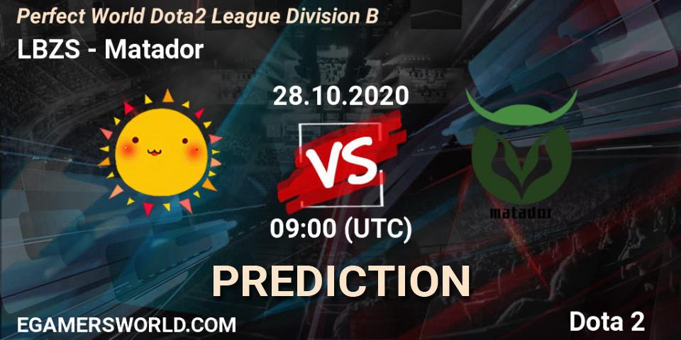LBZS - Matador: Maç tahminleri. 28.10.2020 at 09:03, Dota 2, Perfect World Dota2 League Division B