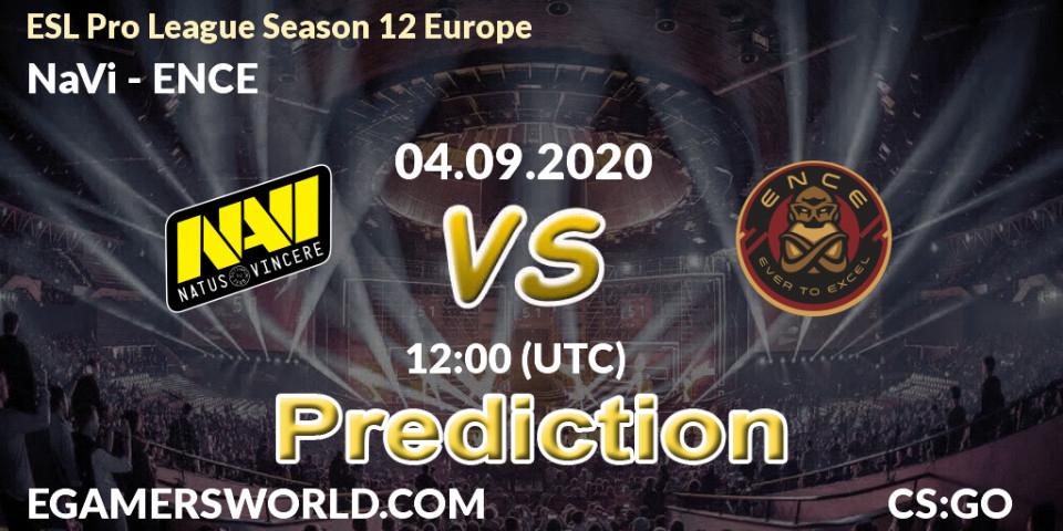 NaVi - ENCE: Maç tahminleri. 04.09.2020 at 12:00, Counter-Strike (CS2), ESL Pro League Season 12 Europe