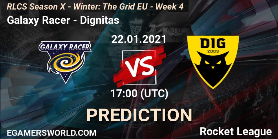 Galaxy Racer - Dignitas: Maç tahminleri. 22.01.2021 at 17:00, Rocket League, RLCS Season X - Winter: The Grid EU - Week 4