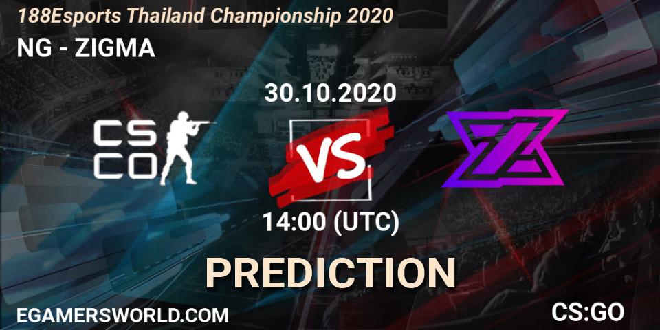 NG - Nine: Maç tahminleri. 30.10.2020 at 14:00, Counter-Strike (CS2), 188Esports Thailand Championship 2020