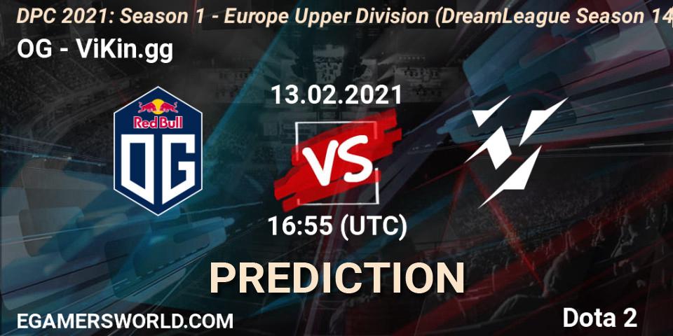 OG - ViKin.gg: Maç tahminleri. 13.02.2021 at 16:56, Dota 2, DPC 2021: Season 1 - Europe Upper Division (DreamLeague Season 14)