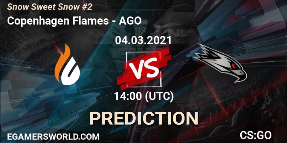 Copenhagen Flames - AGO: Maç tahminleri. 04.03.2021 at 14:00, Counter-Strike (CS2), Snow Sweet Snow #2