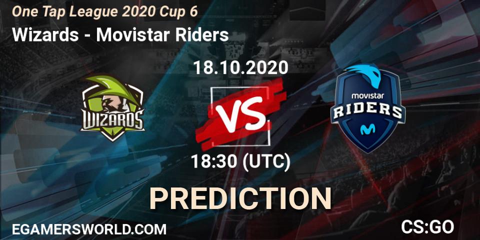 Wizards - Movistar Riders: Maç tahminleri. 18.10.2020 at 18:30, Counter-Strike (CS2), One Tap League 2020 Cup 6
