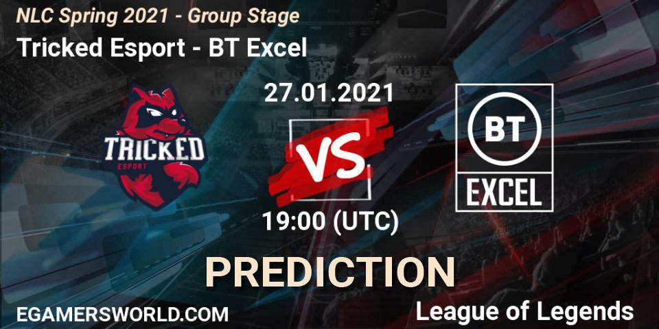 Tricked Esport - BT Excel: Maç tahminleri. 27.01.2021 at 19:00, LoL, NLC Spring 2021 - Group Stage