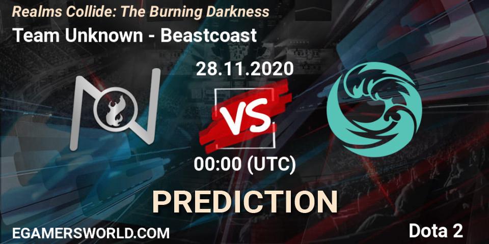 Team Unknown - Beastcoast: Maç tahminleri. 28.11.2020 at 00:16, Dota 2, Realms Collide: The Burning Darkness