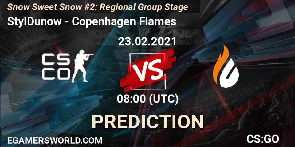 StylDunow - Copenhagen Flames: Maç tahminleri. 23.02.2021 at 08:00, Counter-Strike (CS2), Snow Sweet Snow #2: Regional Group Stage