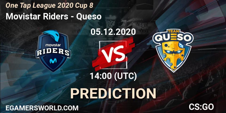 Movistar Riders - Queso: Maç tahminleri. 05.12.2020 at 14:00, Counter-Strike (CS2), One Tap League 2020 Cup 8