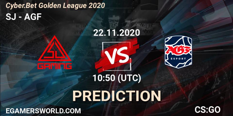 SJ - AGF: Maç tahminleri. 22.11.20, CS2 (CS:GO), Cyber.Bet Golden League 2020