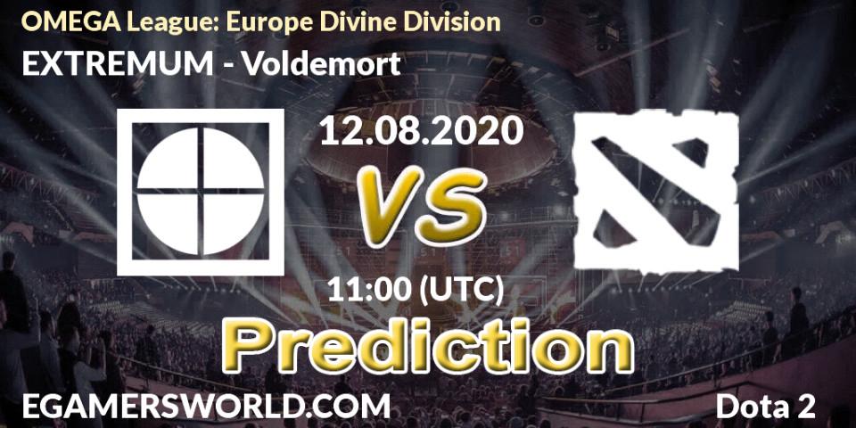 EXTREMUM - Voldemort: Maç tahminleri. 12.08.2020 at 11:01, Dota 2, OMEGA League: Europe Divine Division