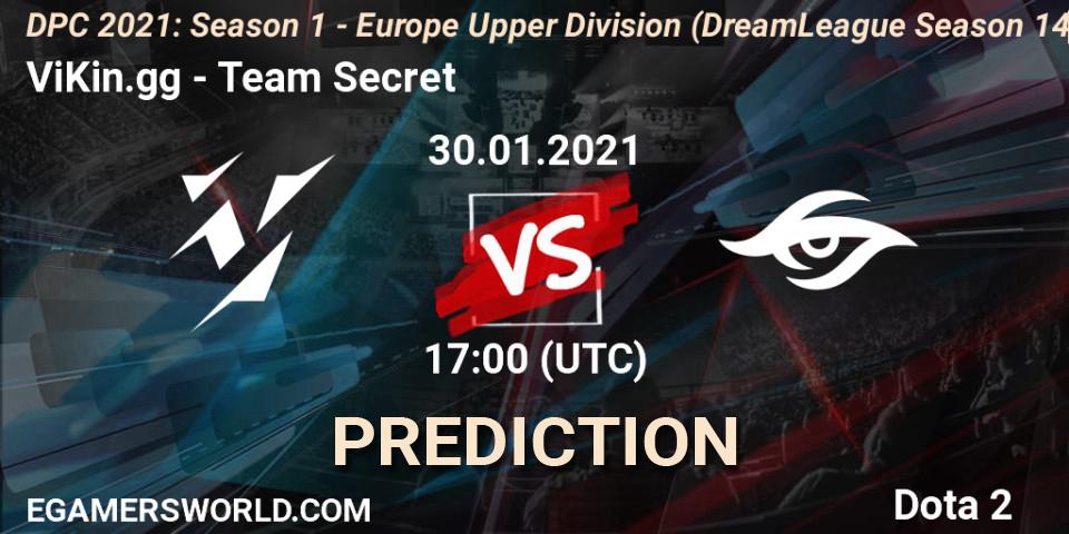 ViKin.gg - Team Secret: Maç tahminleri. 30.01.2021 at 16:55, Dota 2, DPC 2021: Season 1 - Europe Upper Division (DreamLeague Season 14)