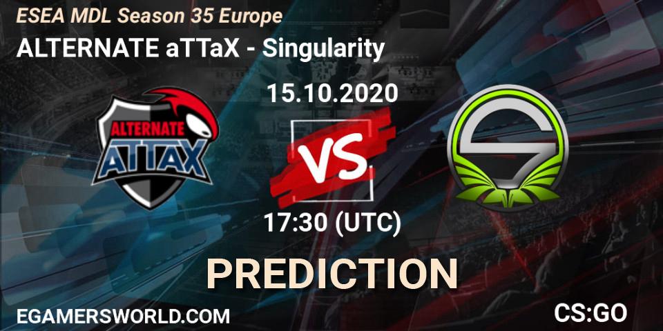 ALTERNATE aTTaX - Singularity: Maç tahminleri. 15.10.2020 at 17:30, Counter-Strike (CS2), ESEA MDL Season 35 Europe