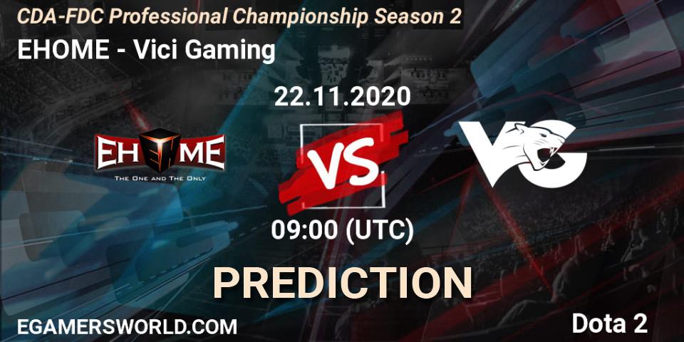 EHOME - Vici Gaming: Maç tahminleri. 22.11.2020 at 09:19, Dota 2, CDA-FDC Professional Championship Season 2