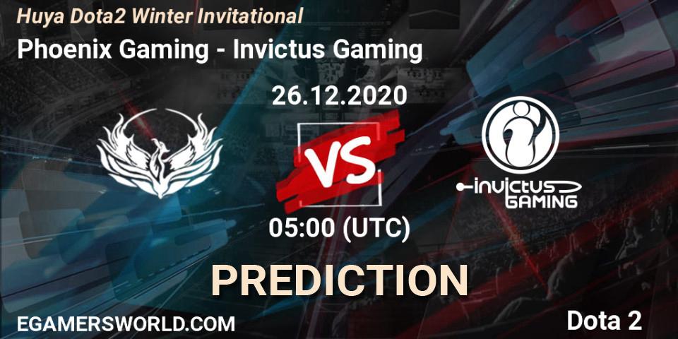 Phoenix Gaming - Invictus Gaming: Maç tahminleri. 26.12.2020 at 05:11, Dota 2, Huya Dota2 Winter Invitational