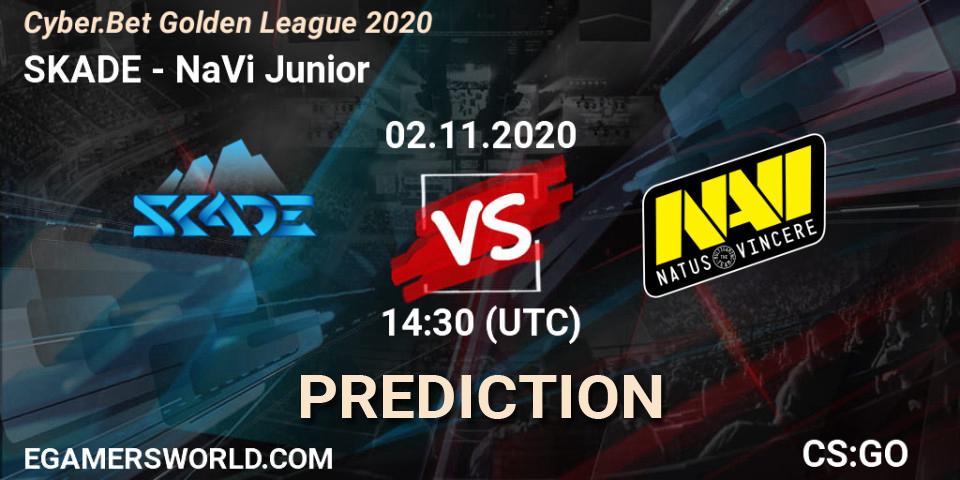 SKADE - NaVi Junior: Maç tahminleri. 02.11.2020 at 14:45, Counter-Strike (CS2), Cyber.Bet Golden League 2020