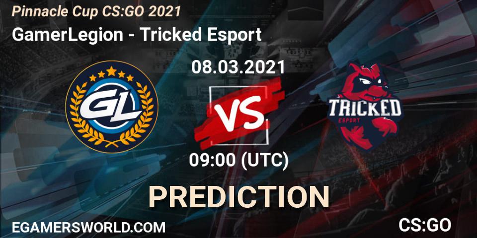 GamerLegion - Tricked Esport: Maç tahminleri. 08.03.2021 at 09:00, Counter-Strike (CS2), Pinnacle Cup #1