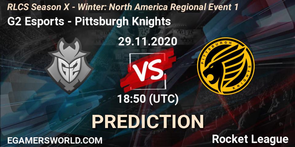 G2 Esports - Pittsburgh Knights: Maç tahminleri. 29.11.2020 at 18:50, Rocket League, RLCS Season X - Winter: North America Regional Event 1