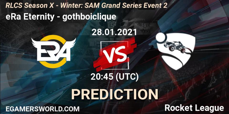 eRa Eternity - gothboiclique: Maç tahminleri. 28.01.2021 at 20:45, Rocket League, RLCS Season X - Winter: SAM Grand Series Event 2