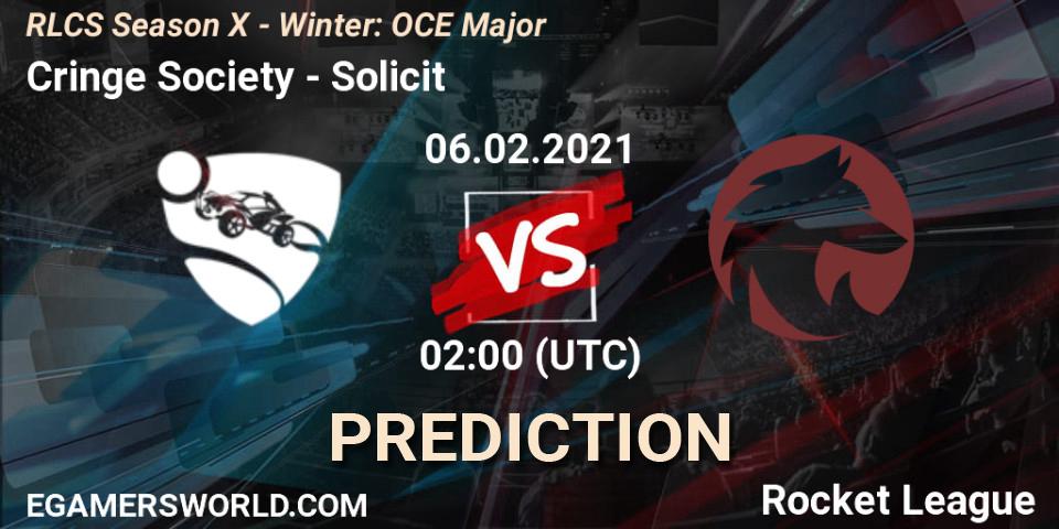 Cringe Society - Solicit: Maç tahminleri. 06.02.2021 at 01:45, Rocket League, RLCS Season X - Winter: OCE Major