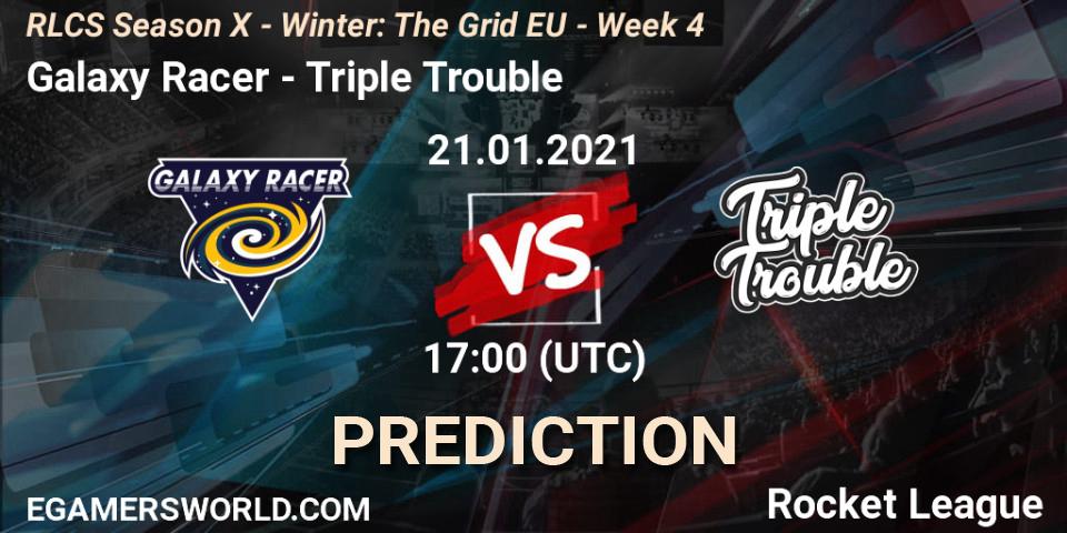 Galaxy Racer - Triple Trouble: Maç tahminleri. 21.01.21, Rocket League, RLCS Season X - Winter: The Grid EU - Week 4