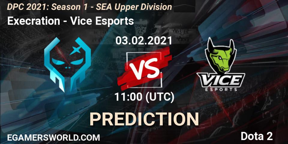 Execration - Vice Esports: Maç tahminleri. 03.02.2021 at 12:21, Dota 2, DPC 2021: Season 1 - SEA Upper Division
