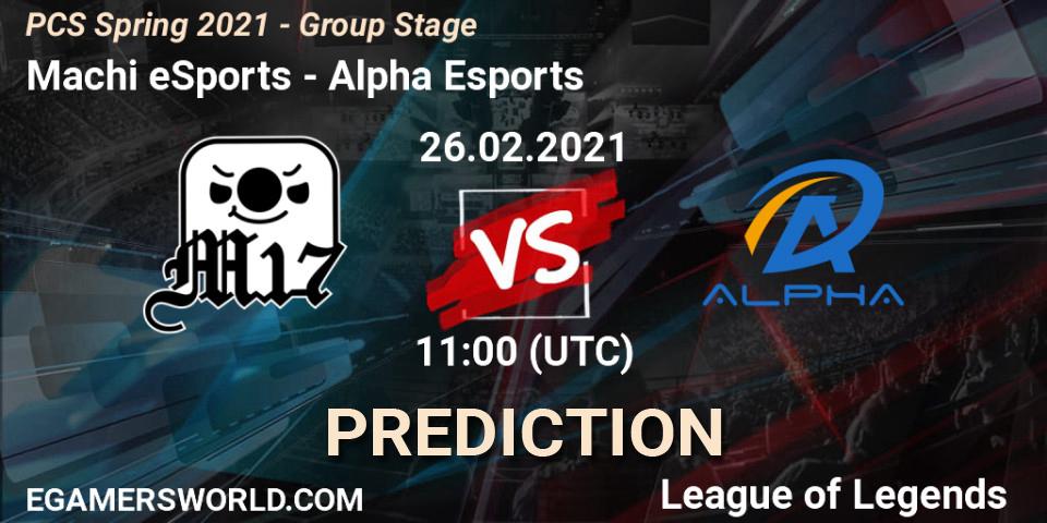 Machi eSports - Alpha Esports: Maç tahminleri. 26.02.2021 at 10:00, LoL, PCS Spring 2021 - Group Stage